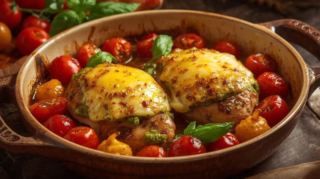 Pesto Chicken Bake
