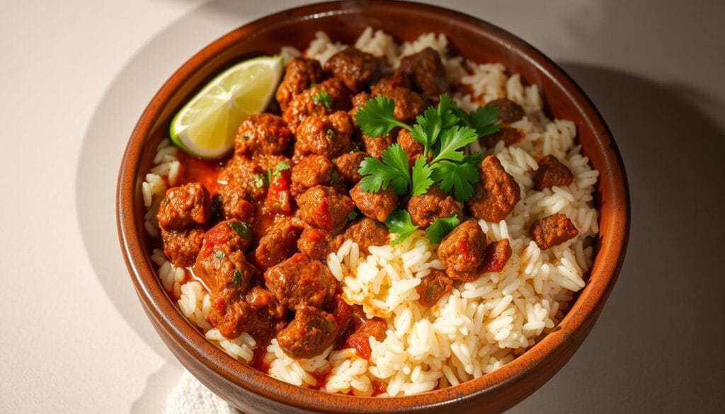 Spicy Ground Beef and Rice Recipes
