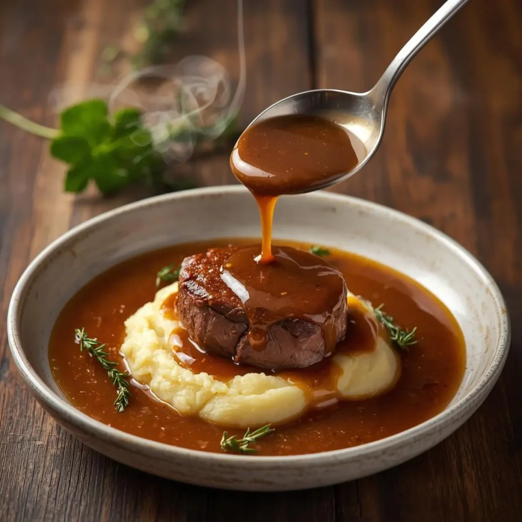 beef broth gravy