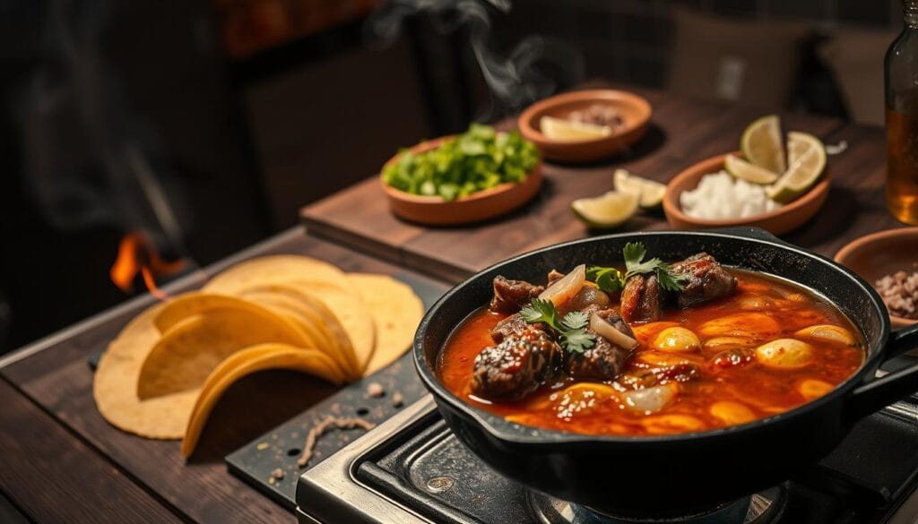 birria tacos cooking birria tacos cooking