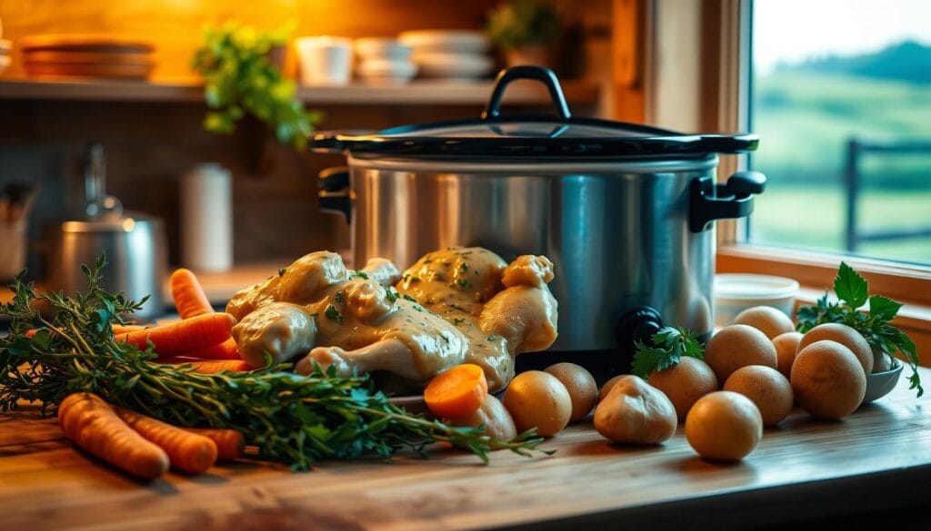 chicken and gravy crock pot
