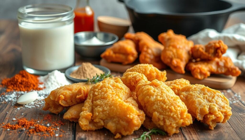 crispy fried chicken ingredients