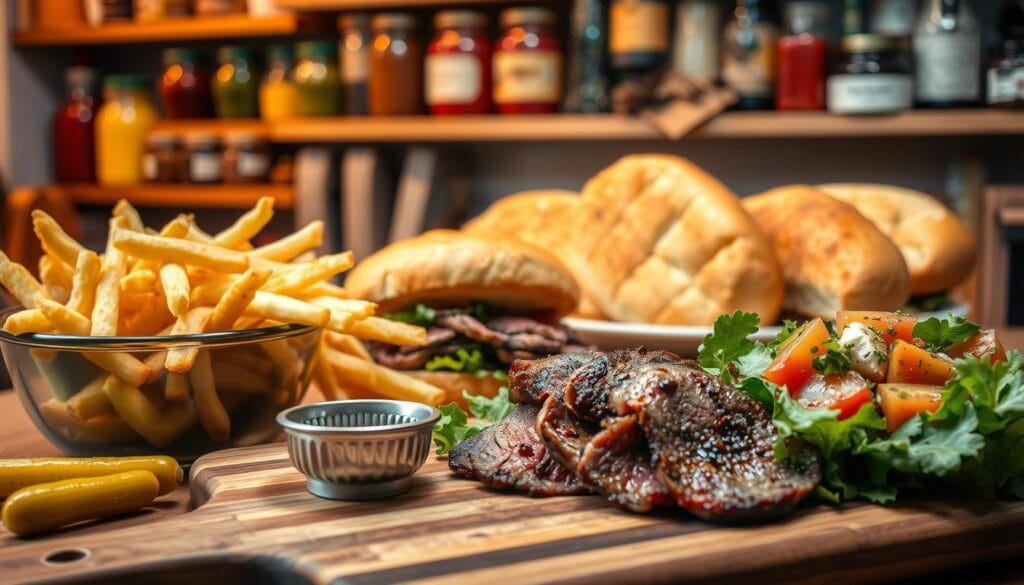 steak sandwich pairing suggestions