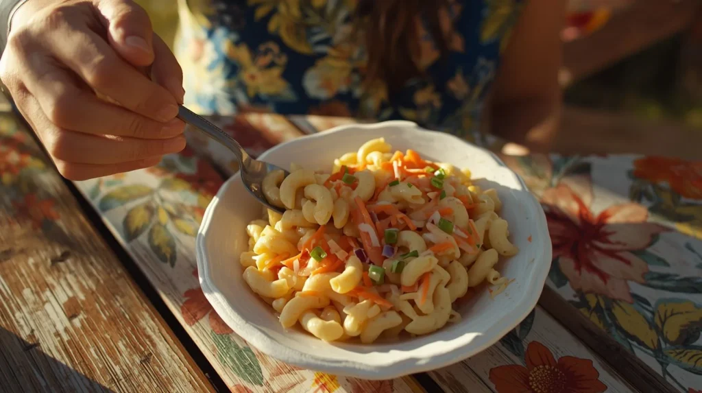 Hawaiian macaroni salad
