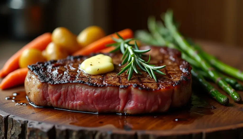 Ribeye Steak in Oven