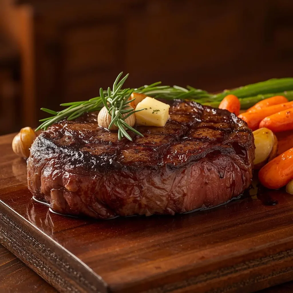 Ribeye Steak in Oven
