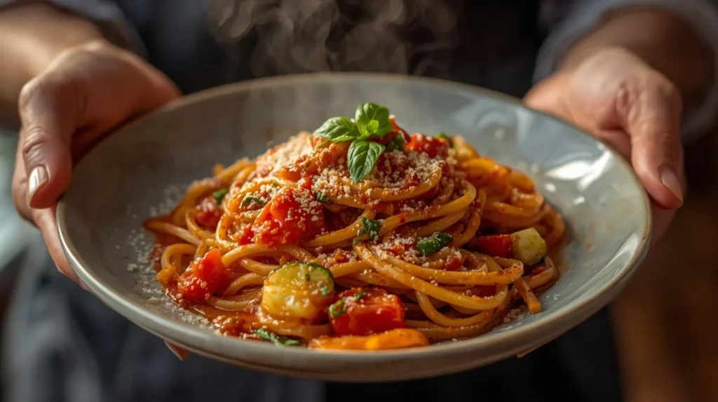 italian drunken noodles recipe