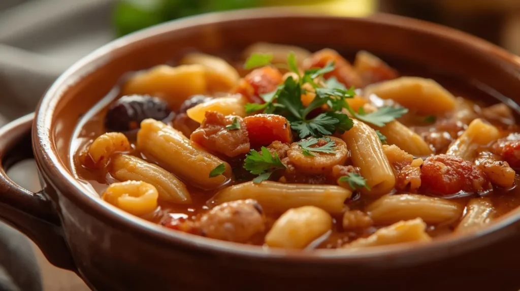 traditional italian pasta fagioli recipe
